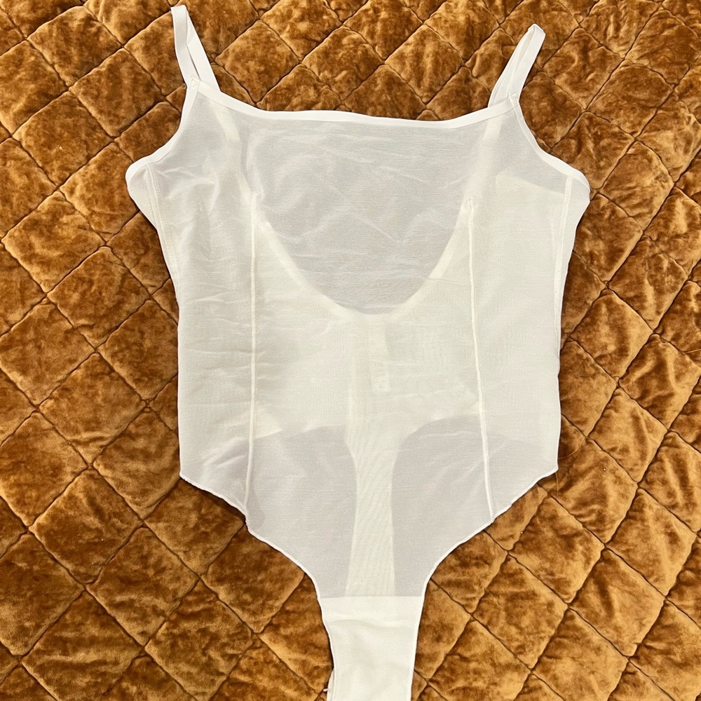 Skims sheer sculpt bodysuit - NWOT